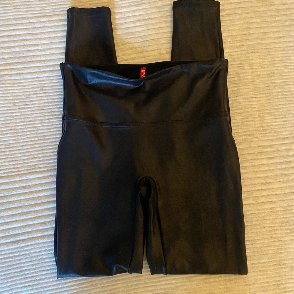 Spanx Faux Leather Leggings